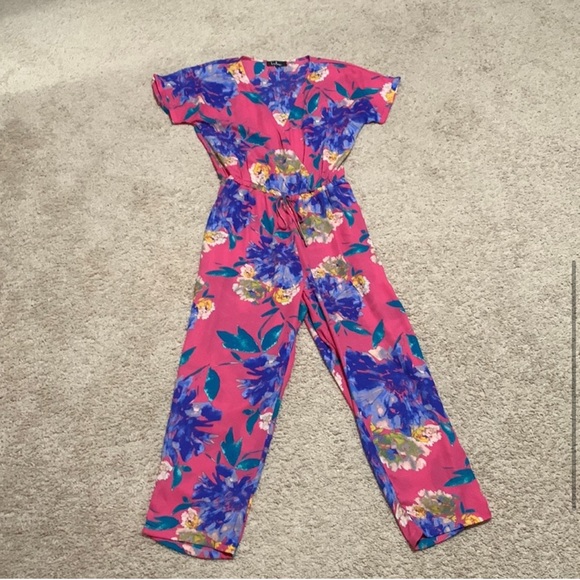 Floral jumpsuit large lulus - Picture 3 of 8